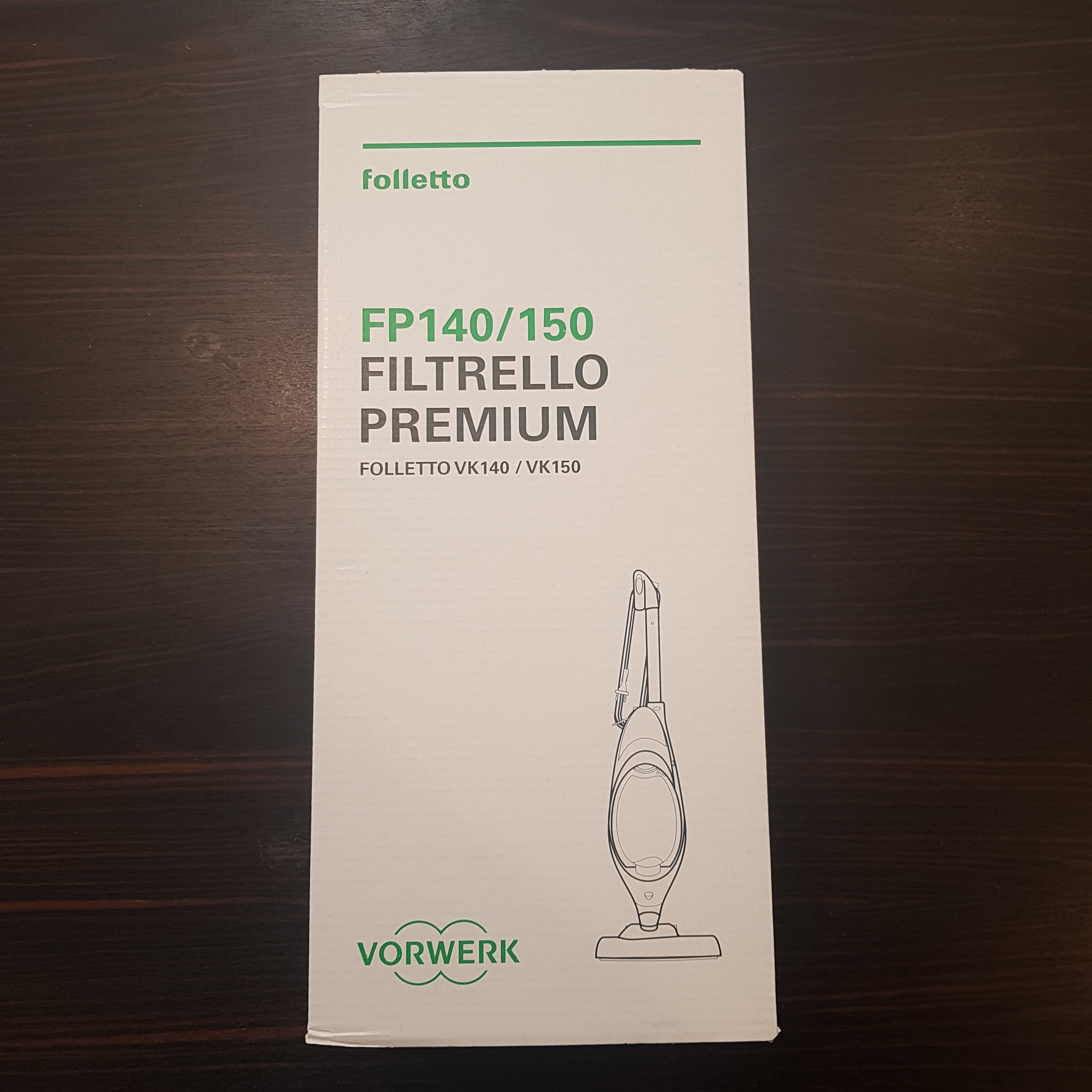 Confezione 6 sacchetti filtrello premium fp140 per vk140/vk150 Vorwerk Folletto VORWERK FOLLETTO