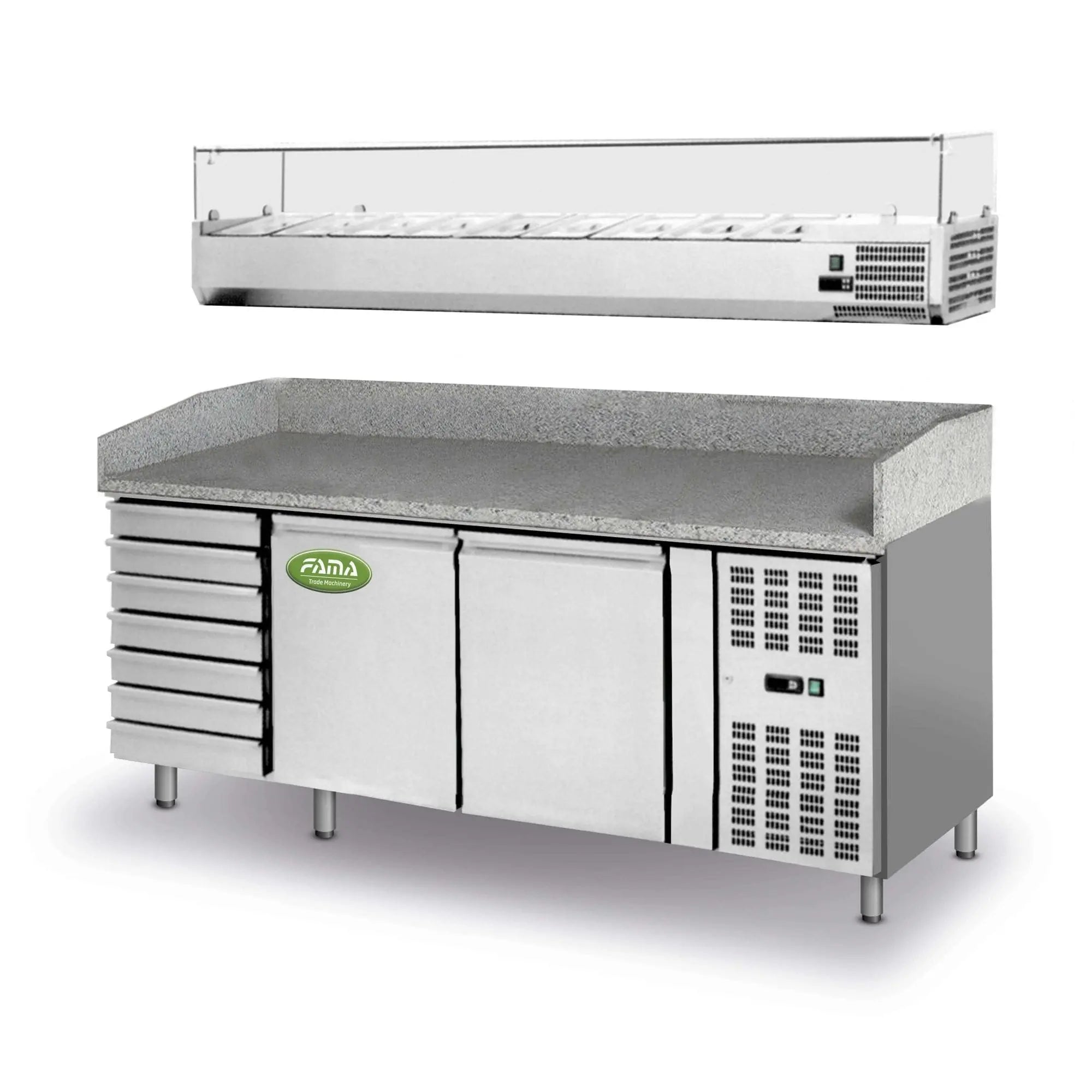 Banchi pizza refrigerati ventilati FBR3600TN 0,35 Kw Monofase Fama FAMA