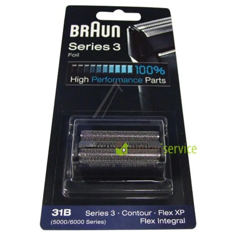 lamina rasoio braun 31b serie 3 380 contour nera (5000) BRAUN