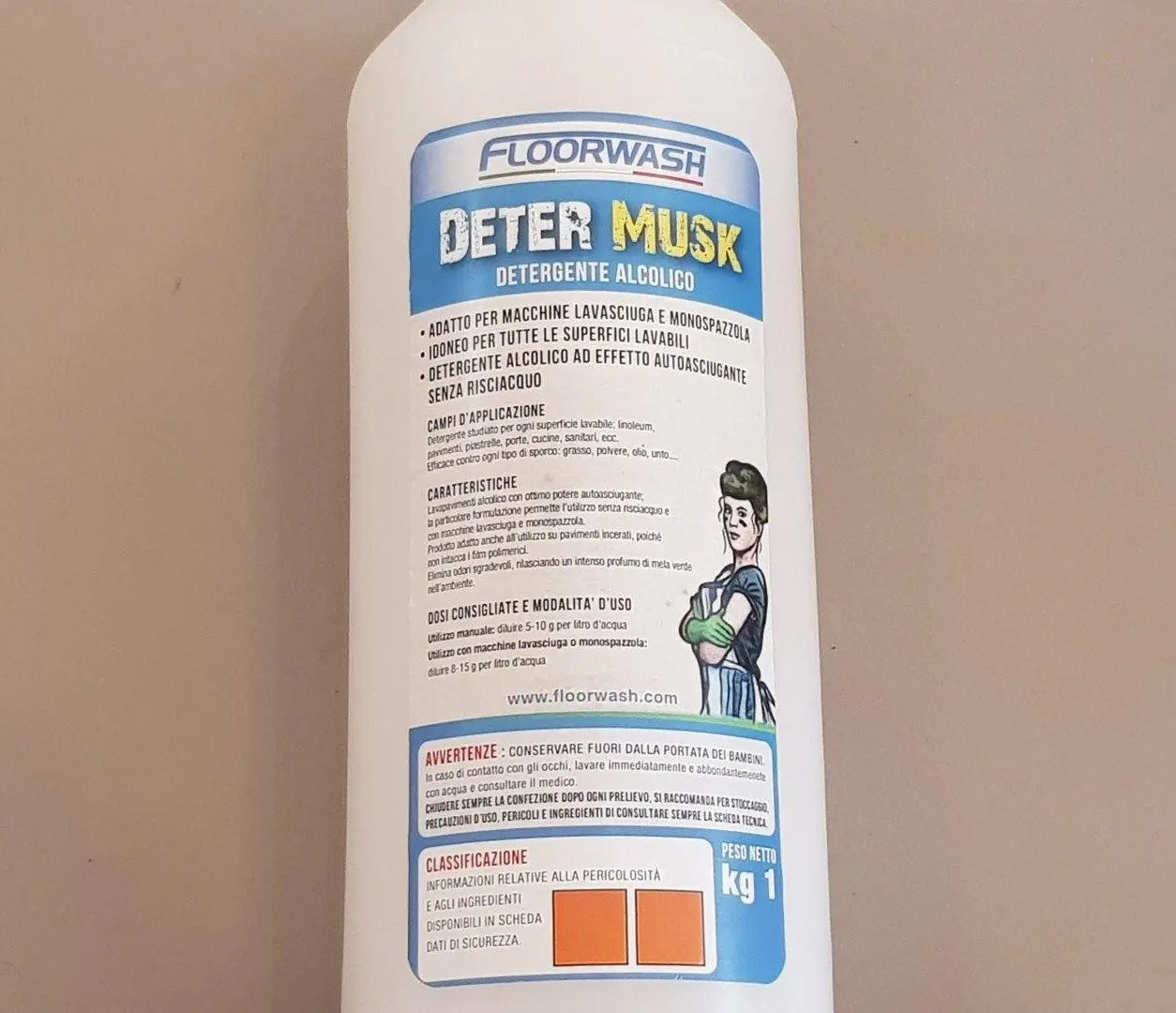 Detergente Deter Musk per macchina lavapavimenti