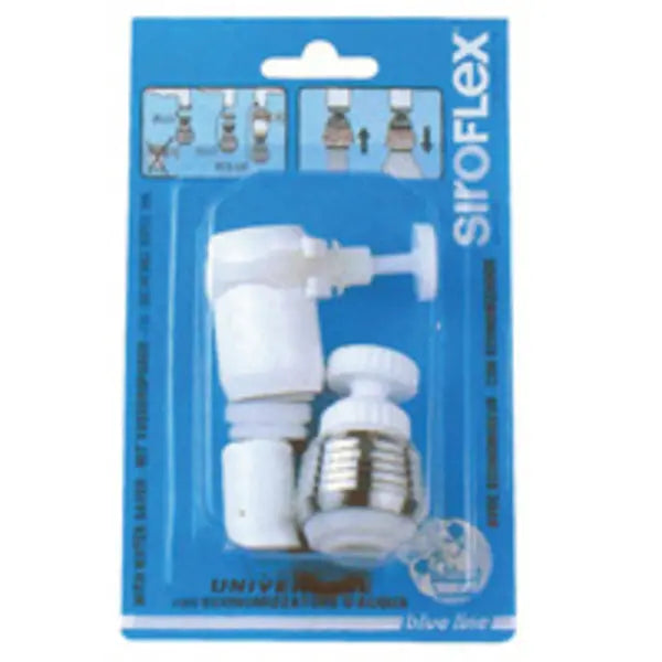 Rompigetto Doccia Schiuma ID-665BL - Adattatore Universale, Doppia Funzione Getto Aerato E Doccetta, Bianco/Cromo - Foto 7