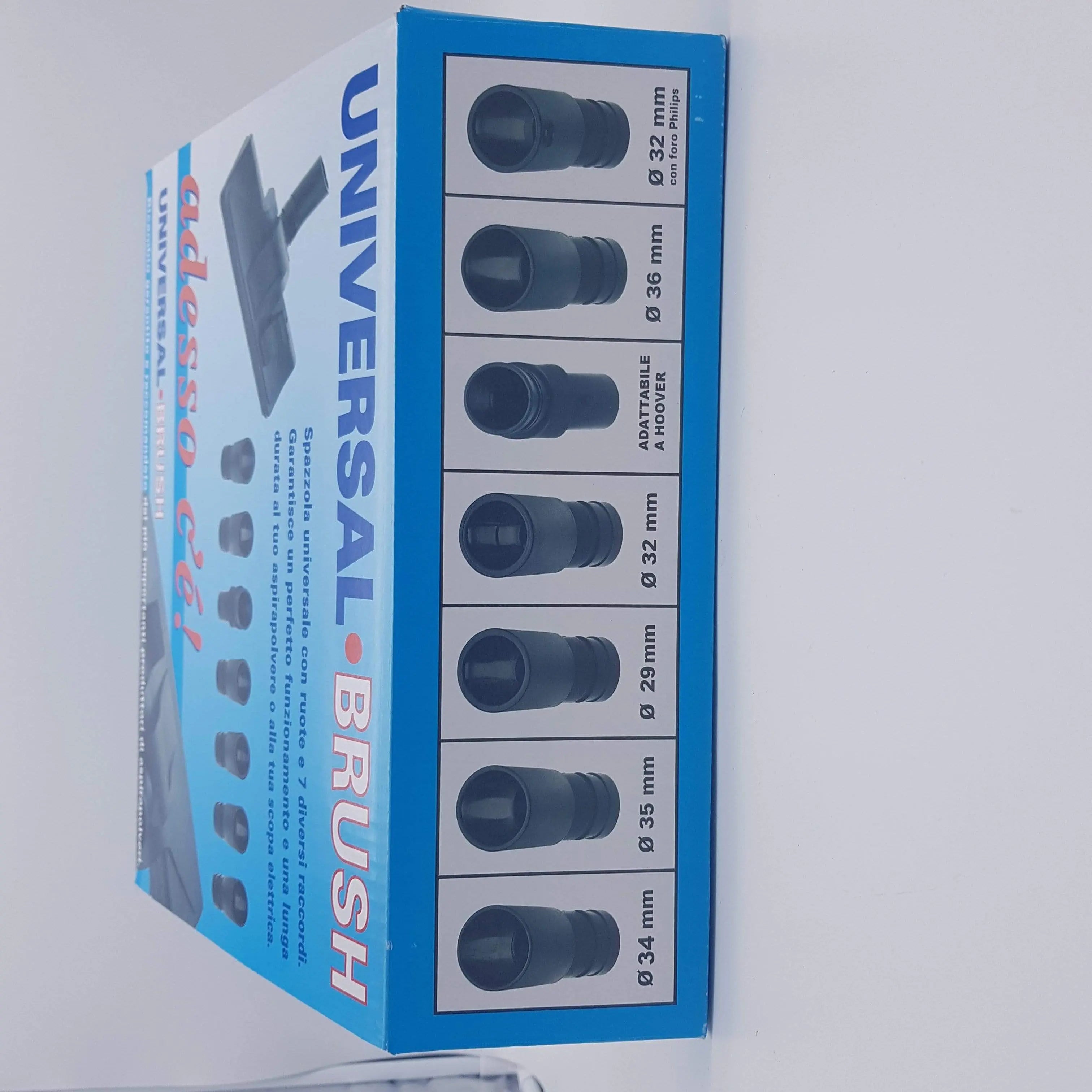 Spazzola con ruote universale per aspirapolvere Combi Brush con 7 raccordi MICROMIC