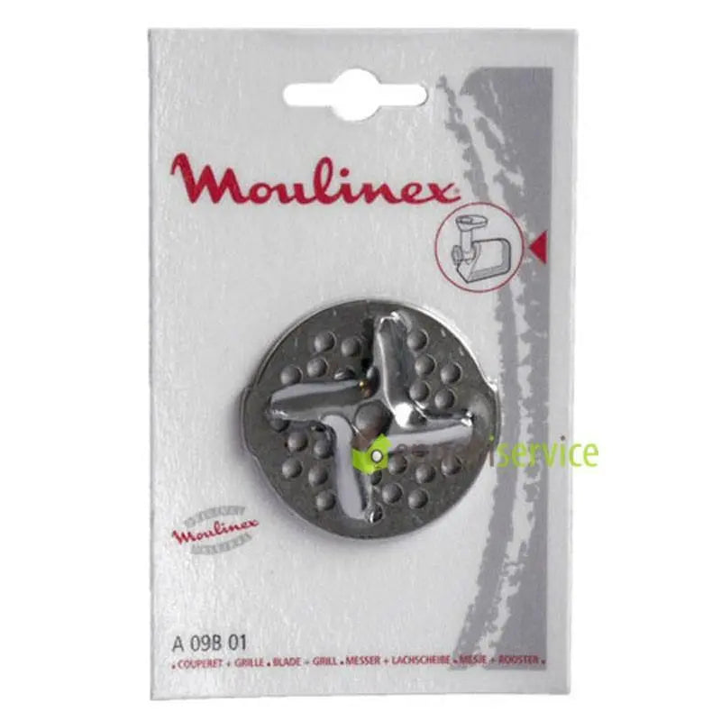 coltello + trafila per tritacarne hv2-hv3 a14-a15 moulinex MOULINEX