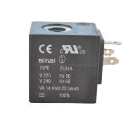 Bobina piccola per elettrovalvola SIRAI 230V (Z530A) Prima Prima