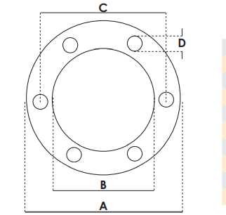 Guarnizione smussata 6 fori Ø 151x85x2mm COMEL Prima Prima