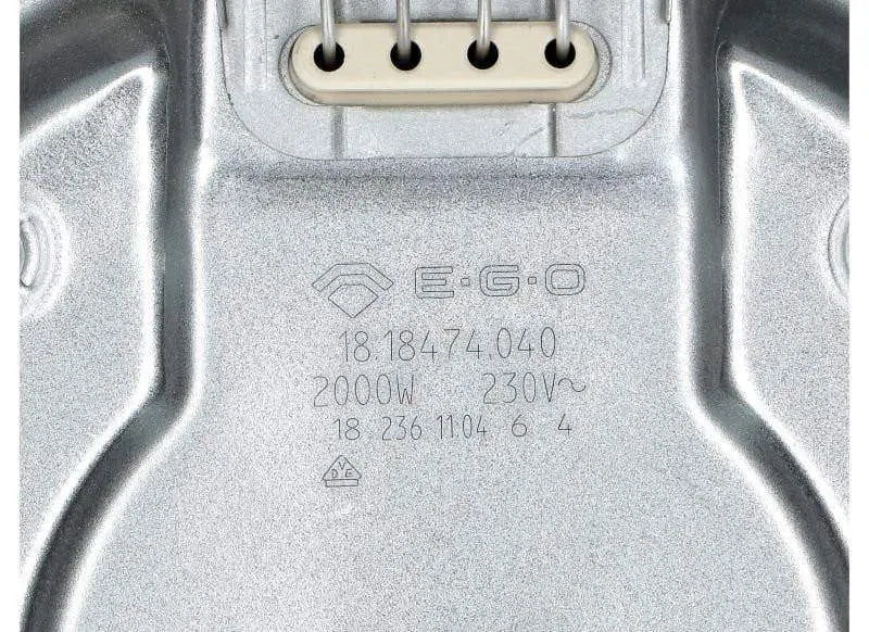 Piastra elettrica ego 2000w 180mm bordo alto EGO