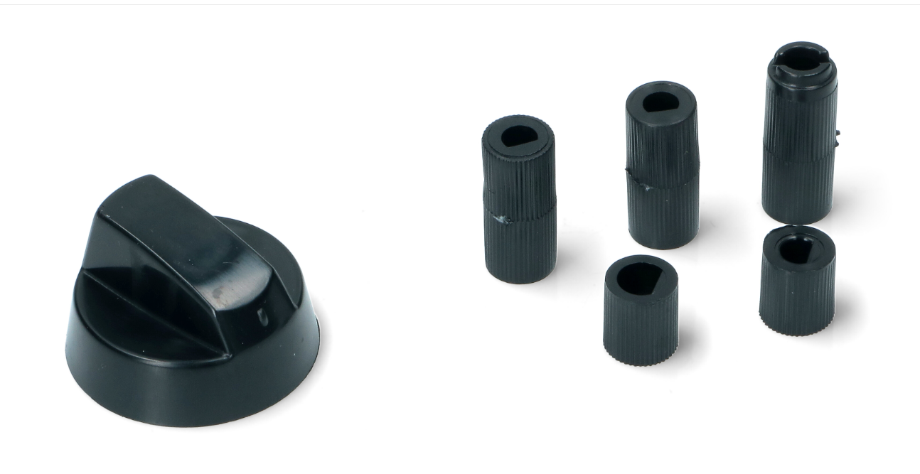 Manopola Forno Universale Nera con 5 Riduzioni – Codice COK777UN