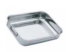 Teglia rettangolare pesante 30x22 cm Inox Omra OMRA