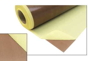 Tessuto fibra di vetro teflonato adesivo beige spessore 0.126mm H=1000mm Prima Prima