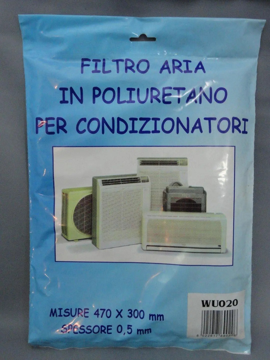 filtro aria poliuretano tipo morbido  condizionatori 30 per 47 cm ritagliabile MICROMIC