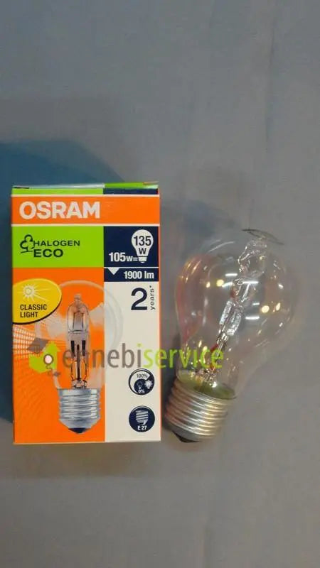 lampadina normale chiara energy saver 105w   135w e27 230v OSRAM