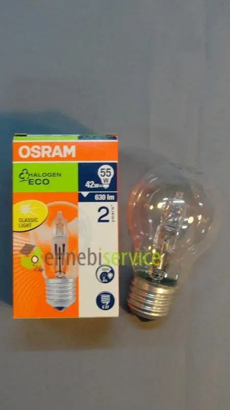 lampadina normale chiara energy saver 42w   55w e27 230v OSRAM
