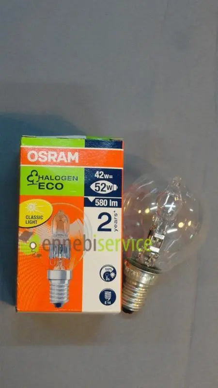 lampadina sfera piccola chiara energy saver 42w   52w e14 OSRAM