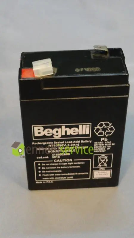pacco batteria beghelli pb.6v.3.2ah BEGHELLI