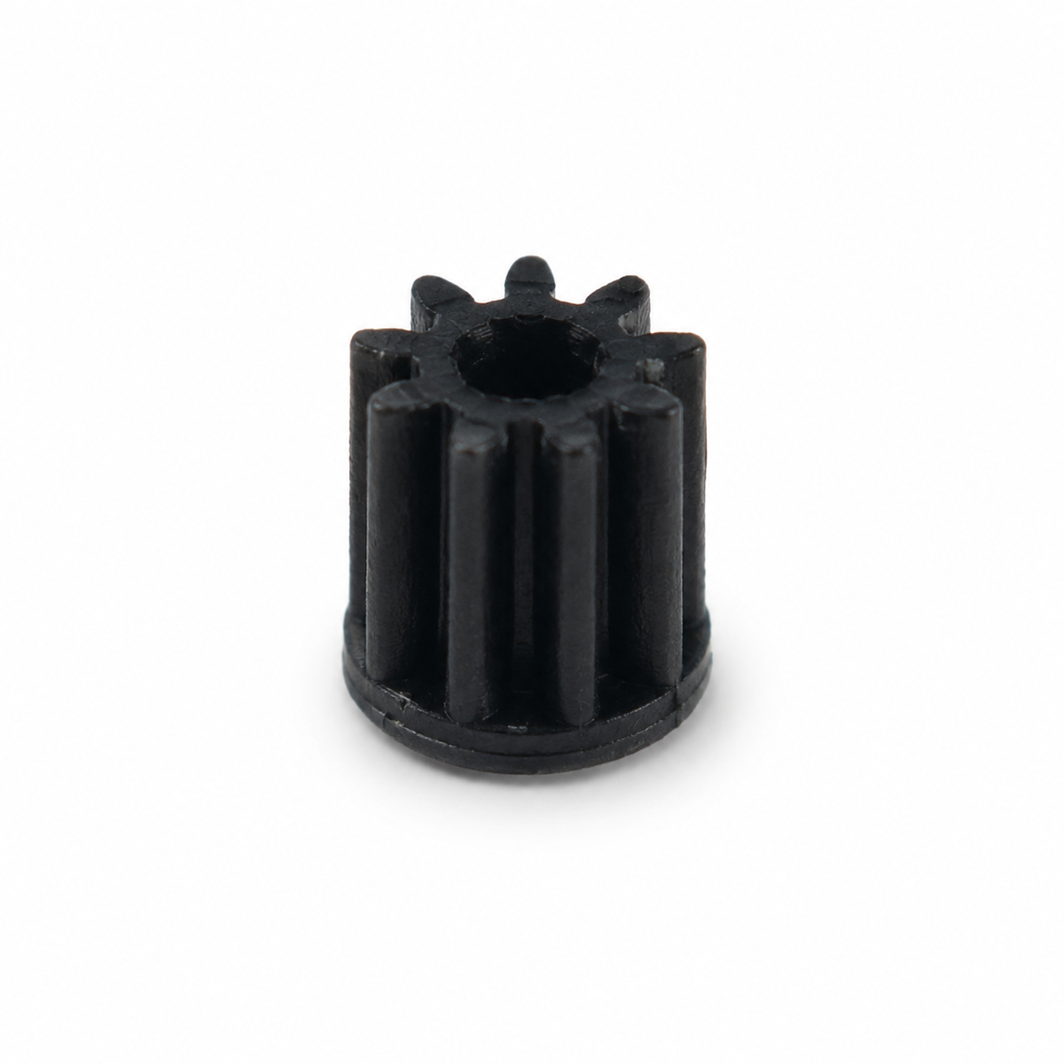 Pignone ingranaggio motore bracci compatibile Bimby TM5 TM6 macro su fondo bianco