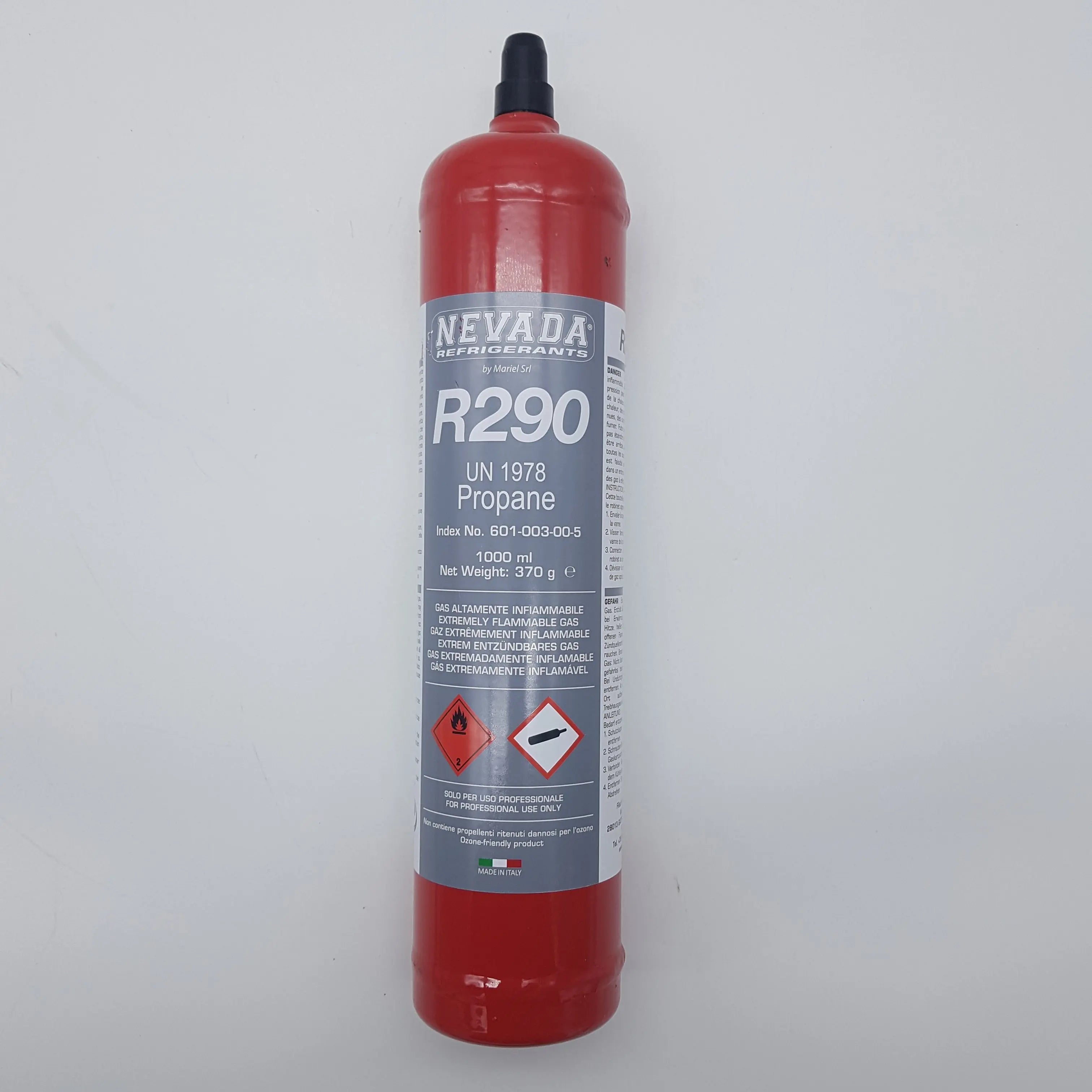 Bombola gas refrigerante R290 370g ENNEBISERVICE