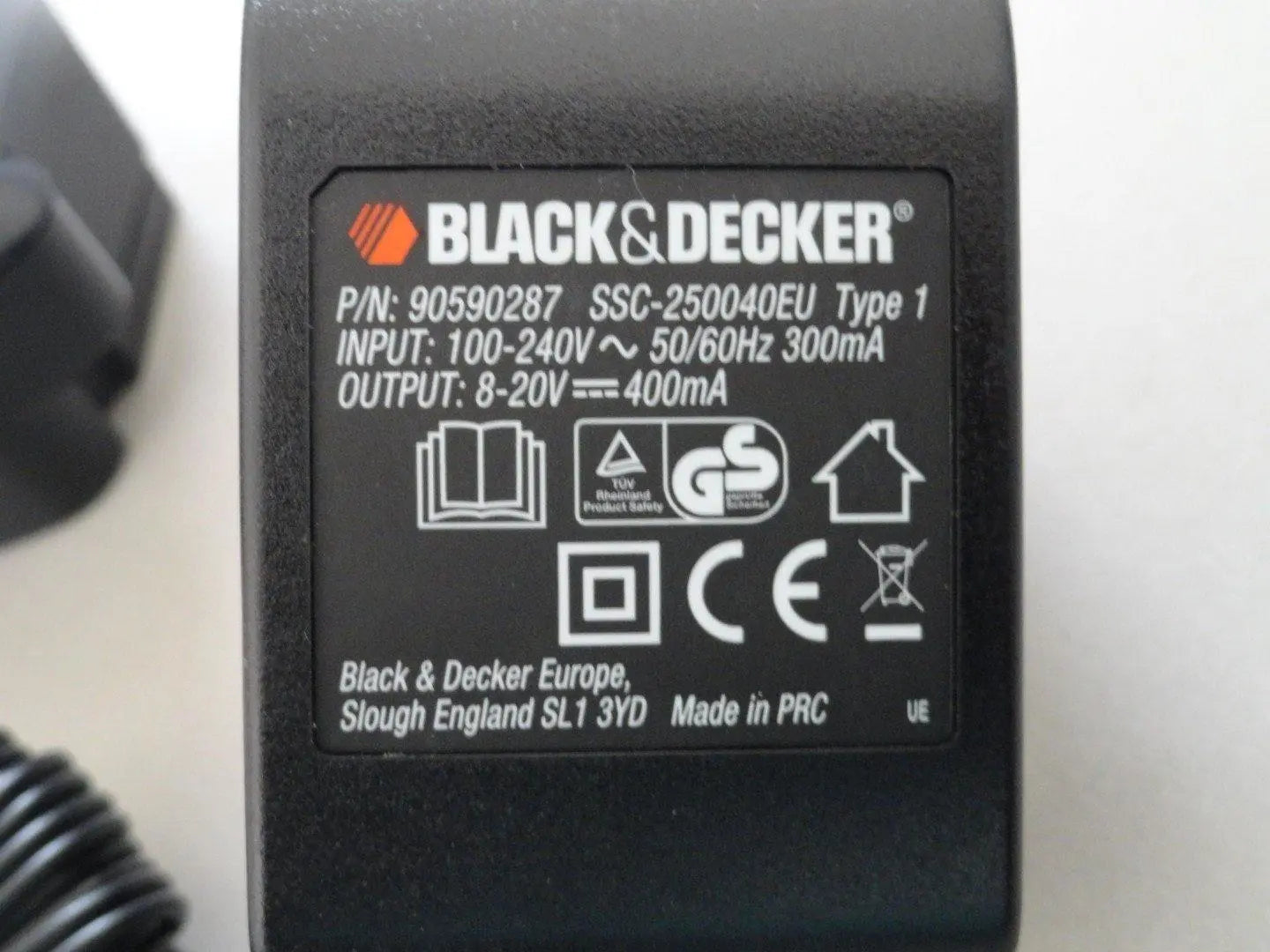 Caricabatteria trapano elettrico ASL146 Black+Decker BLACK+DECKER