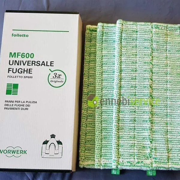 3 Panni Originali Parquet Per Lavapavimenti Folletto Vorwerk MF600-600S - Foto 10