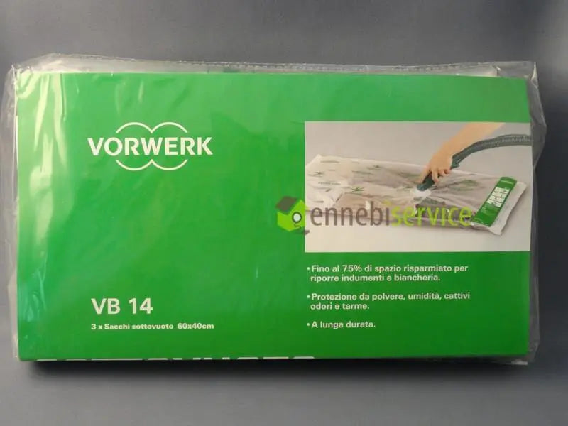 Confezione sacchi sottovuoto 3 pz 30x60cm Vorwerk Folletto VORWERK FOLLETTO
