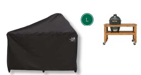 Copertura tavolo acacia L Barbecue Big Green Egg Big Green Egg