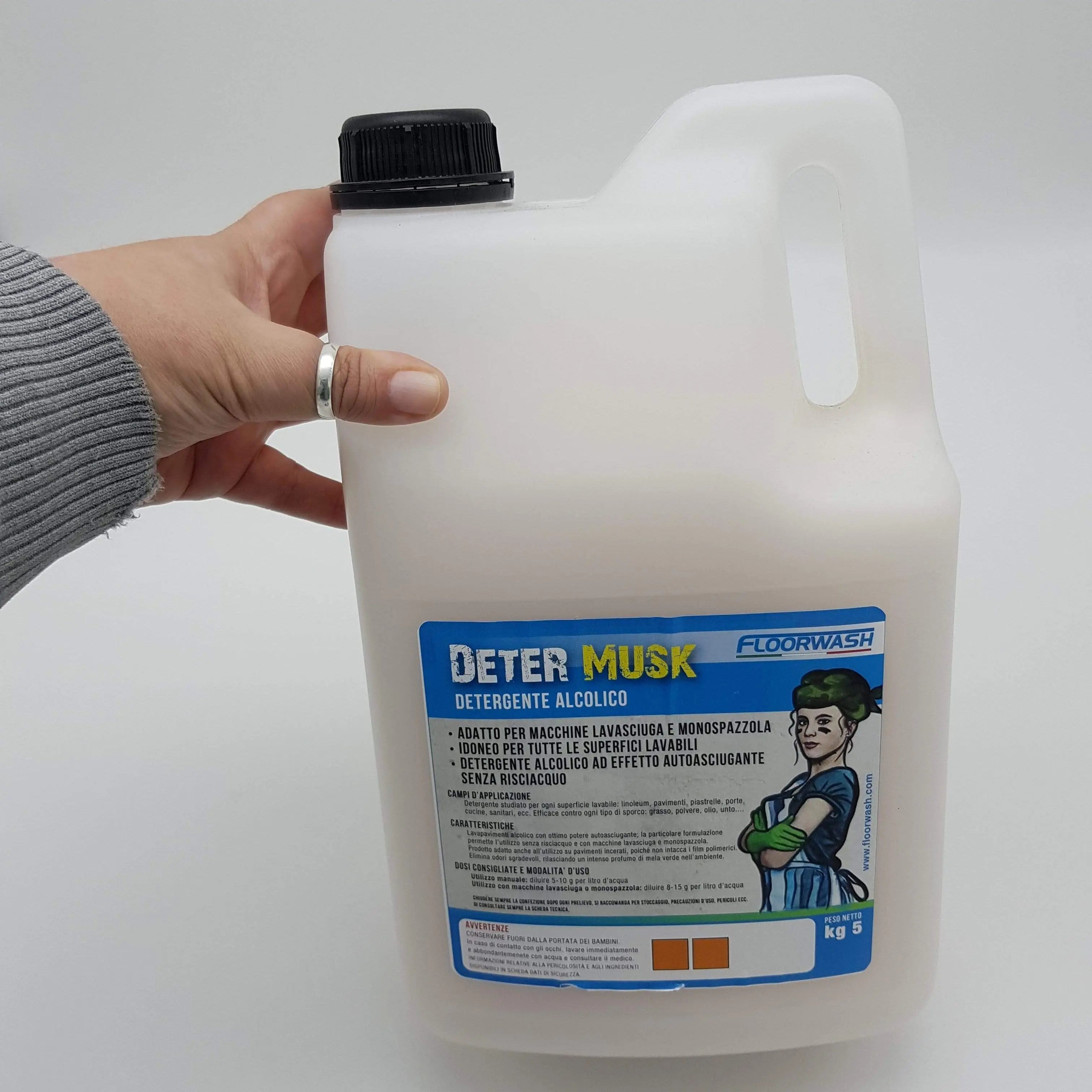 DETERGENZA - alfanogroup - Detergente Sanialc Pavimenti Antibatterico 5kg