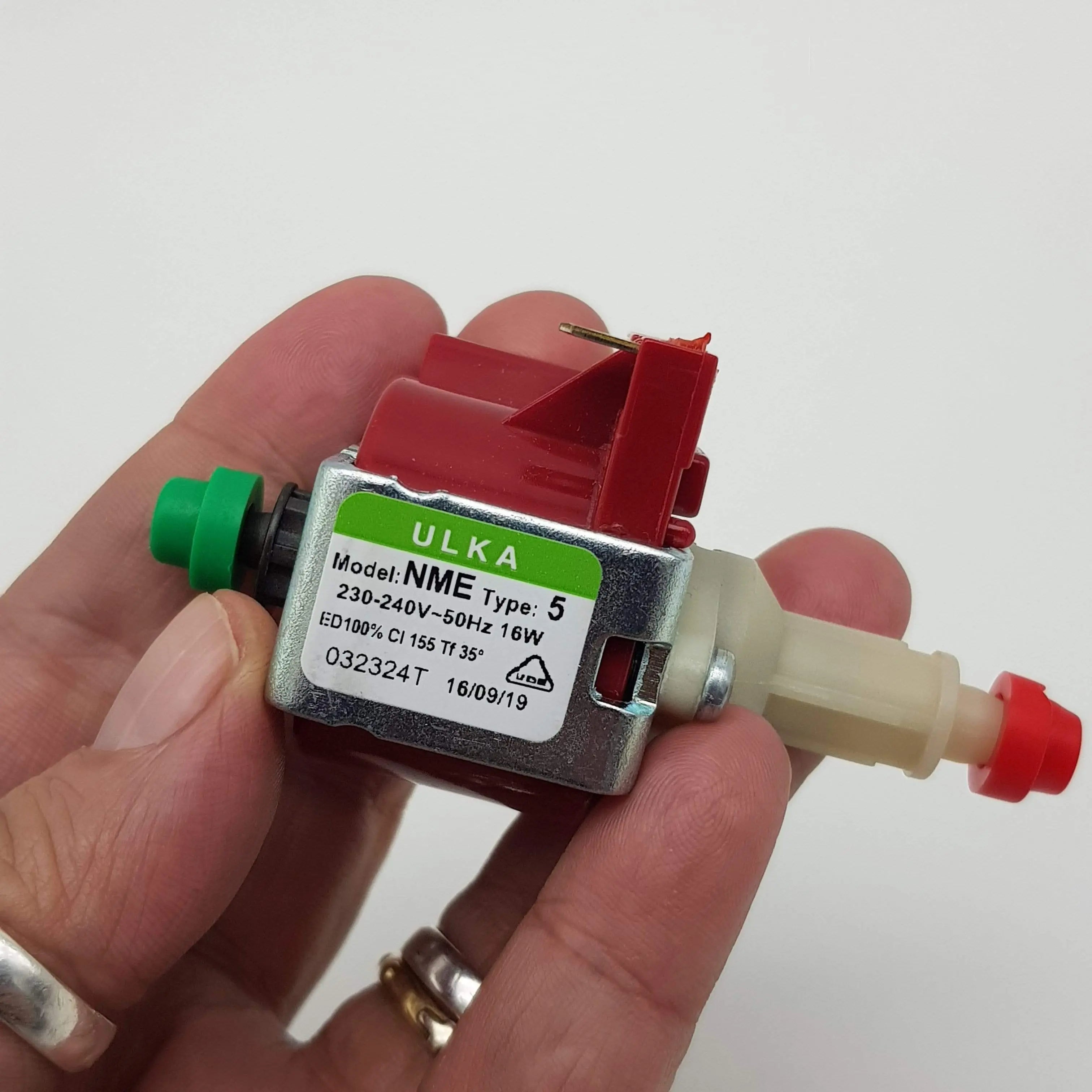 Micro elettro pompa NME Type 5 230-240V 16w per stufe bioetanolo Ruby TECNOAIRSYSTEM