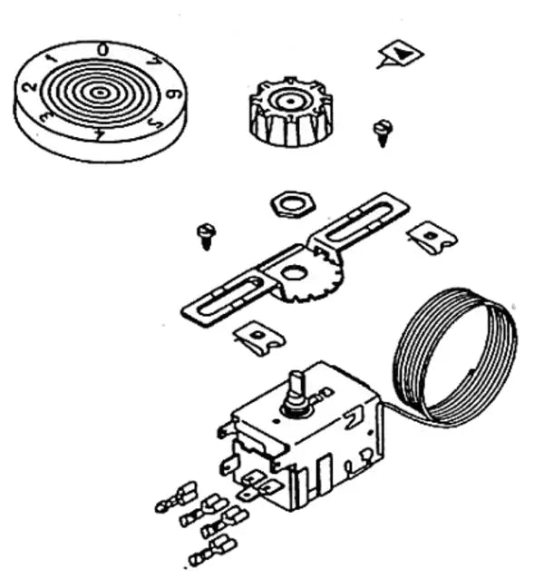 Termostato danfoss numero 1 216FR00 UNIVERSALE