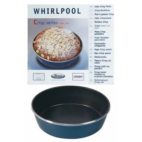 piatto crisp tortiera avm190 grande forno microonde whirlpool (ø19-21x 5,5cm) WHIRLPOOL